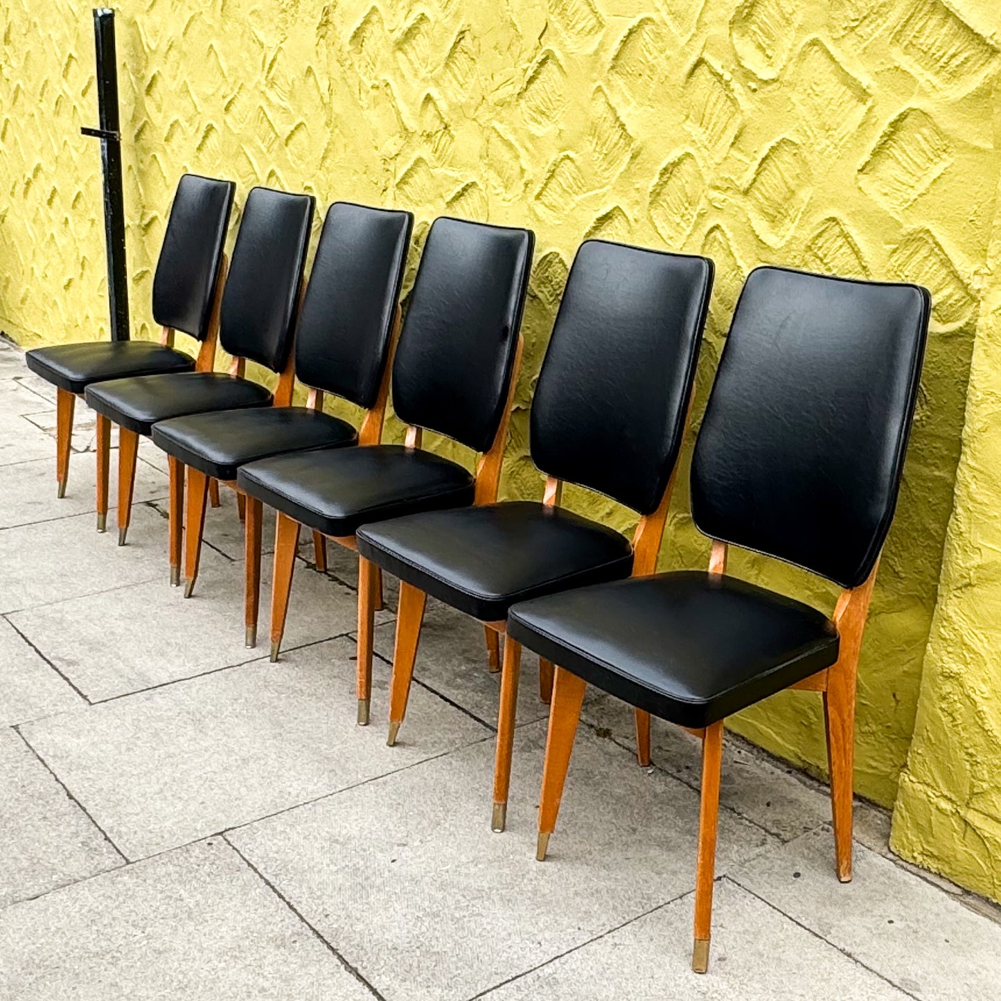 Dining Chairs Black - Set of 6