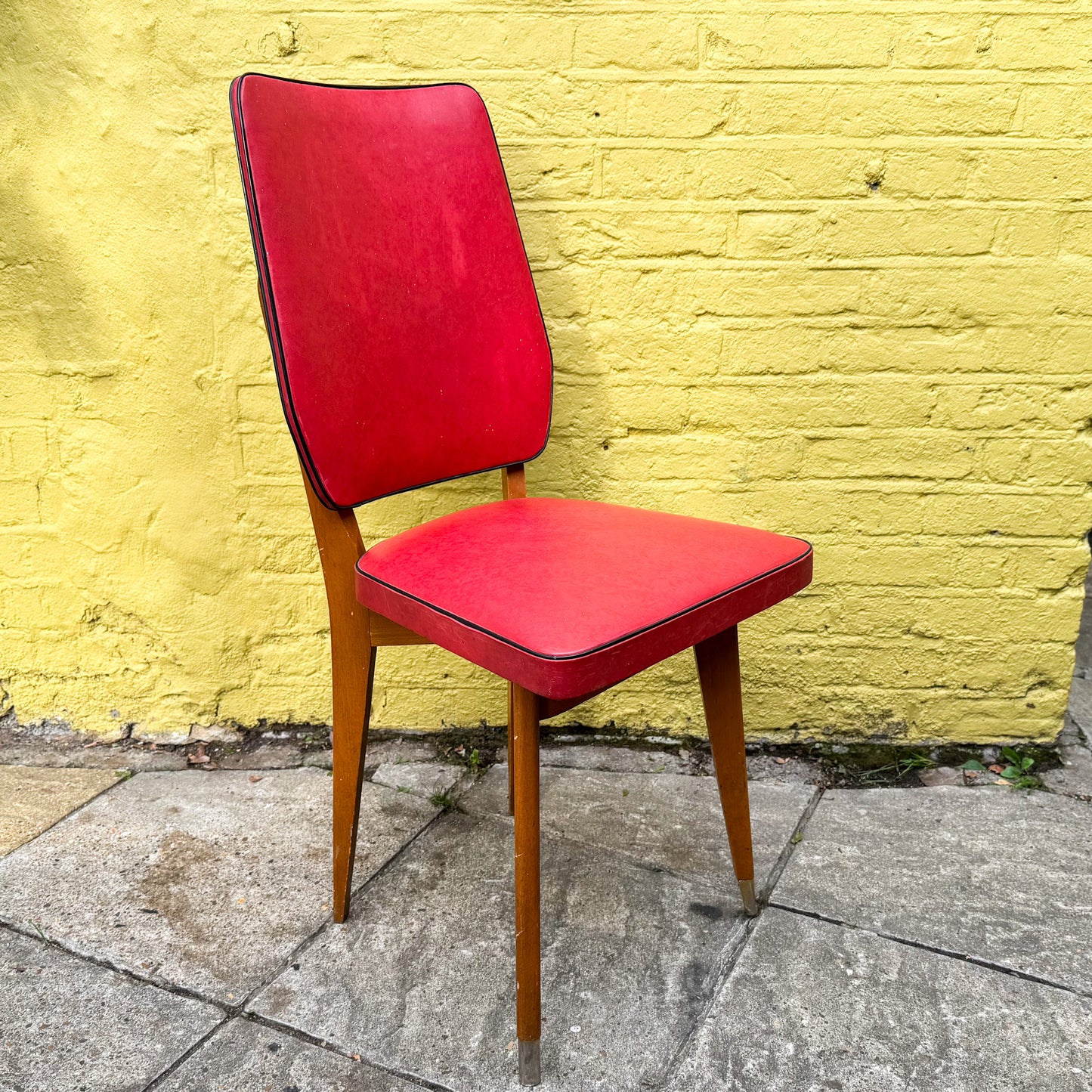 Dining Chairs Red - Set of 6