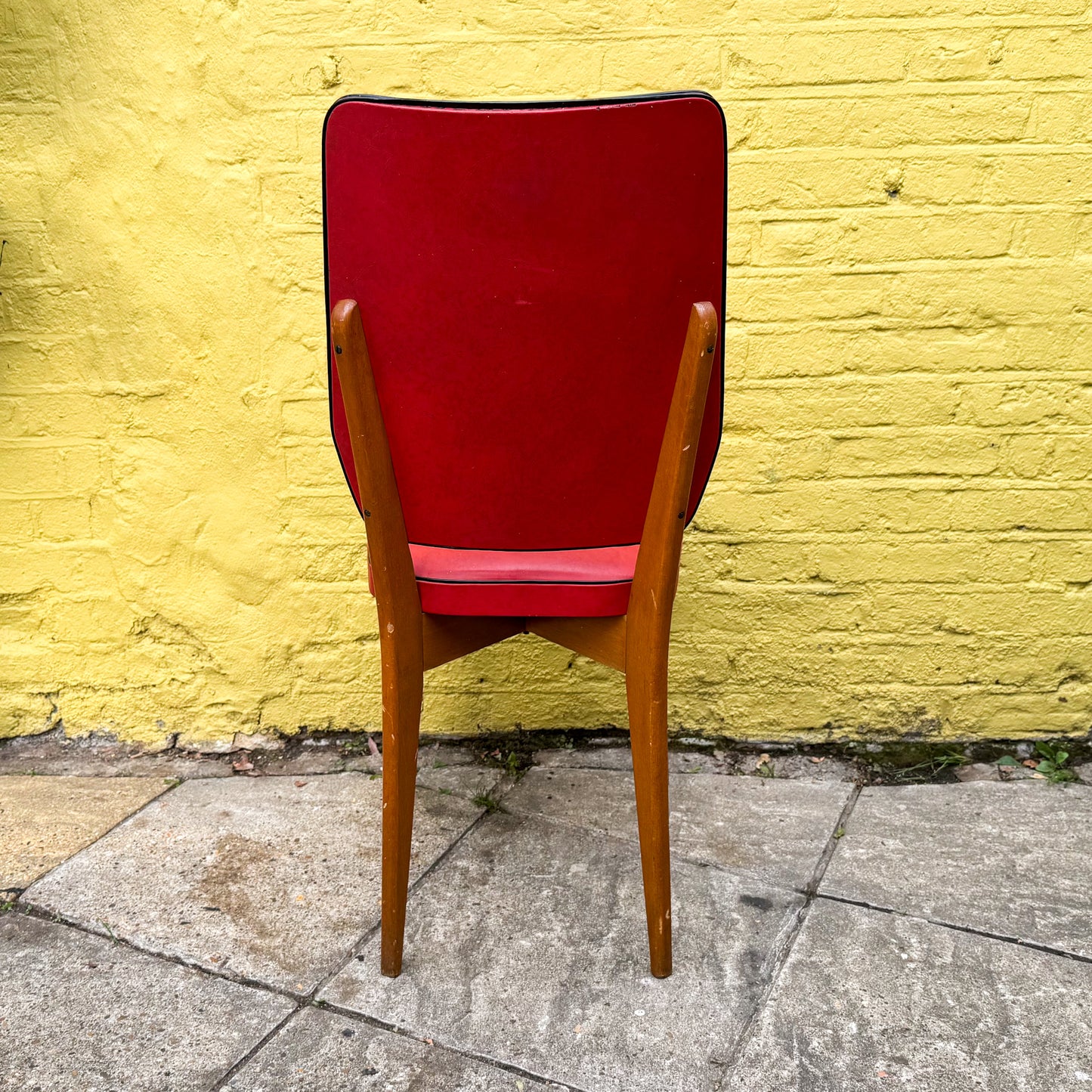 Dining Chairs Red - Set of 6