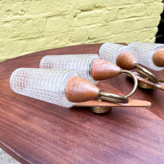 Mid Century wall lights -pair