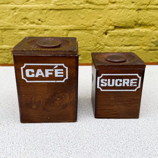 Set of French coffee and sugar pots