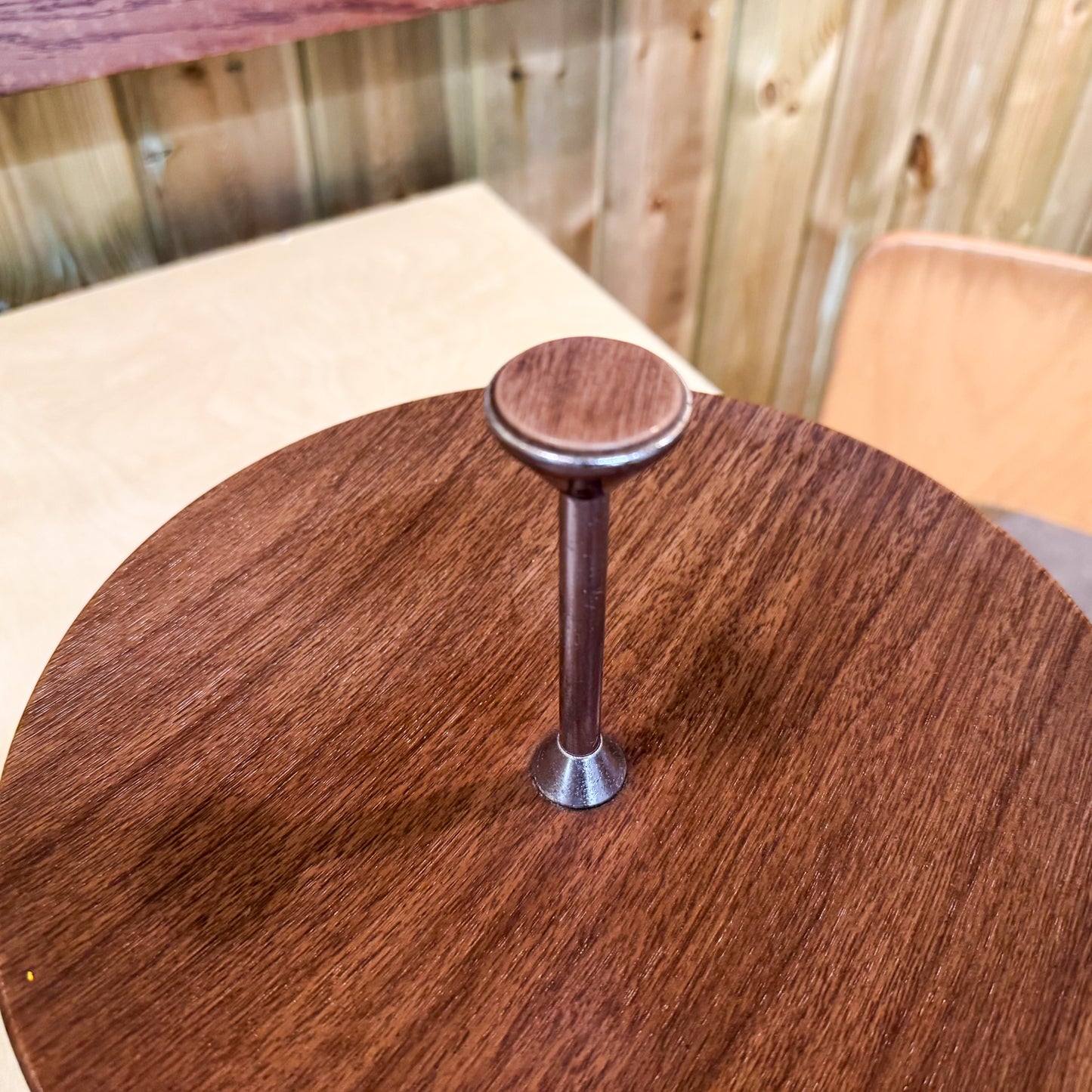 Wooden cake stand