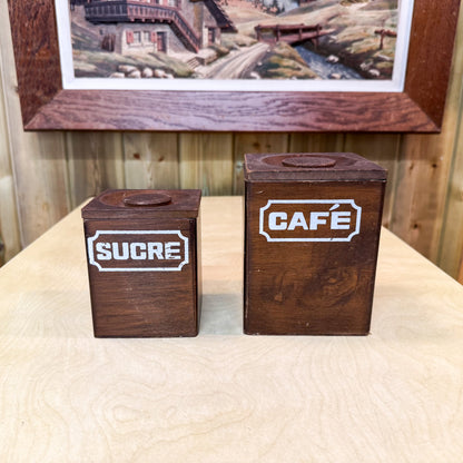 Set of French coffee and sugar pots