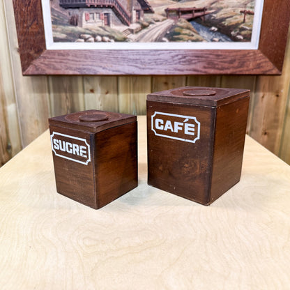 Set of French coffee and sugar pots