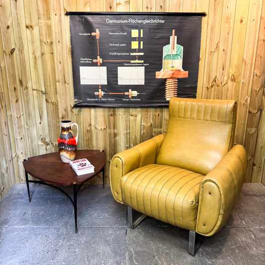 Leather armchair 1970s