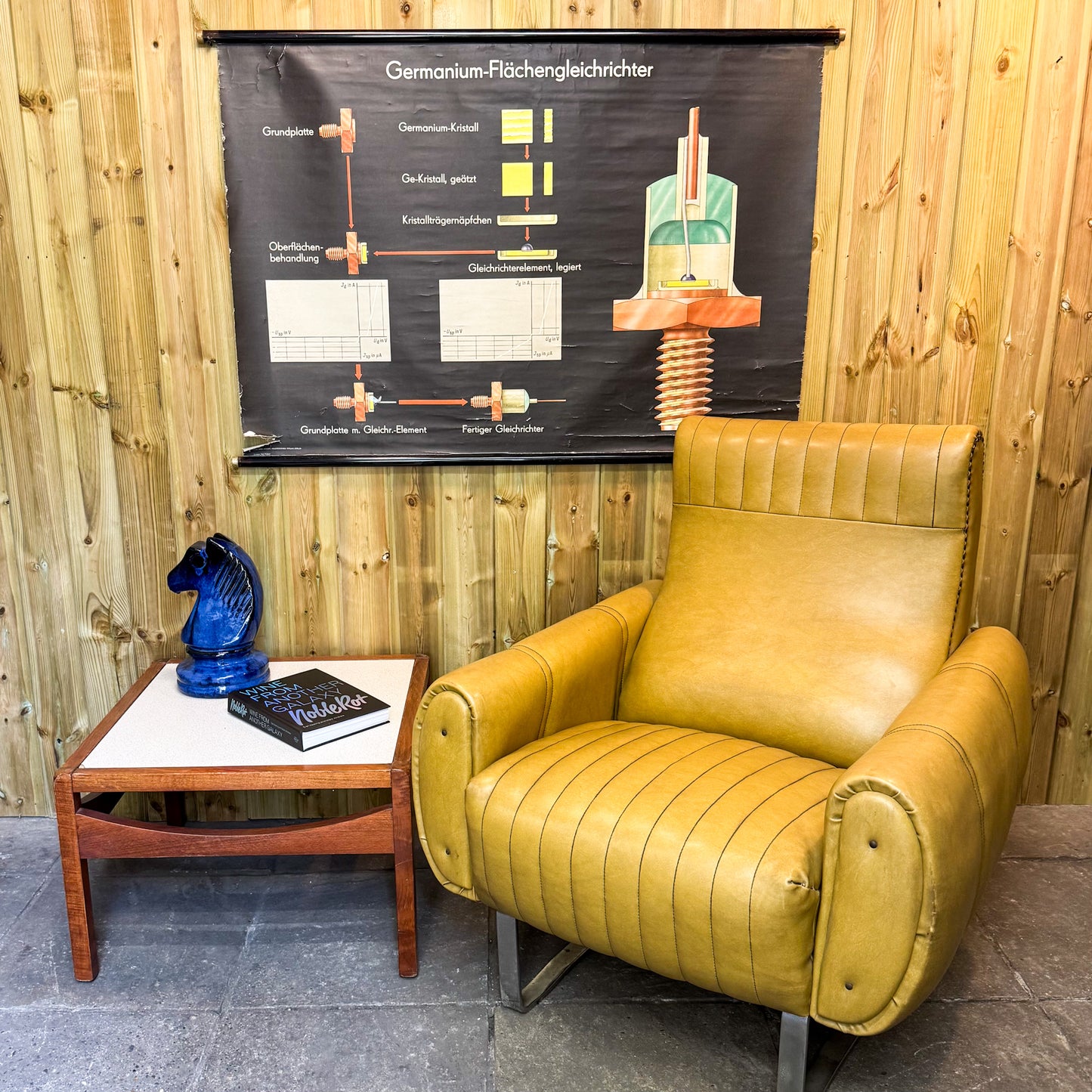 German mechanical wall poster