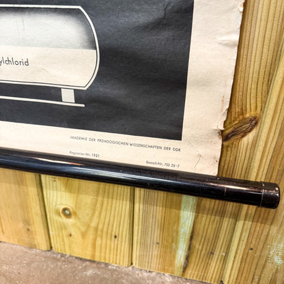 German long mechanical wall poster