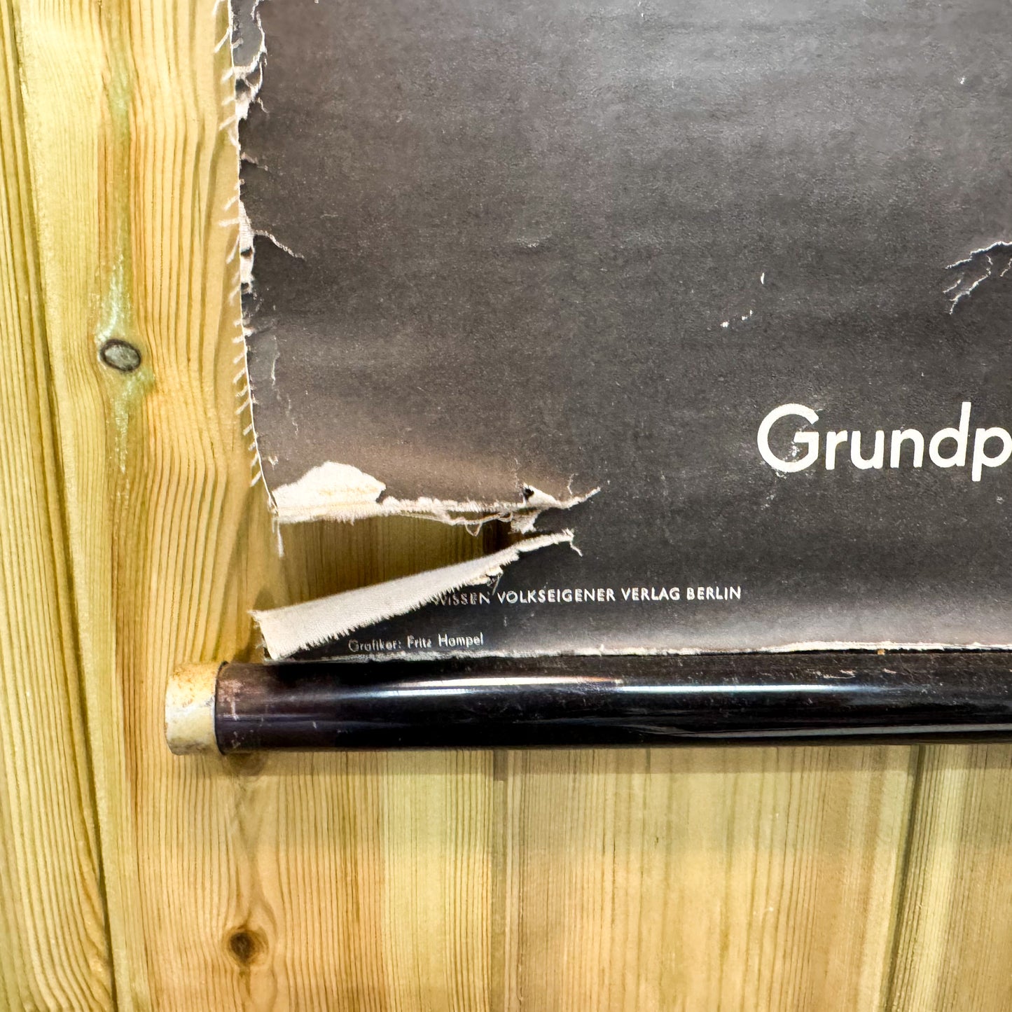 German mechanical wall poster