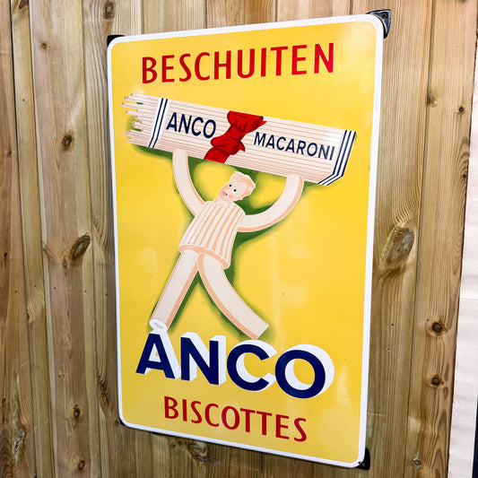 Enamel wall sign